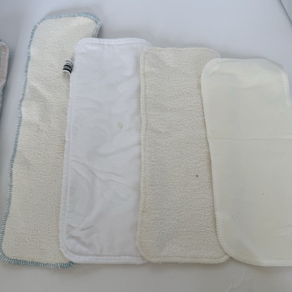 Lot 20 Cloth Diaper Inserts Thirsties Hemp Lighthouse Bamboo Cloth-eez Cotton